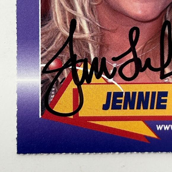 Jennie Finch Autographed Trading Card 2003 Rookie Review Signed Authenticated - Picture 5 of 10